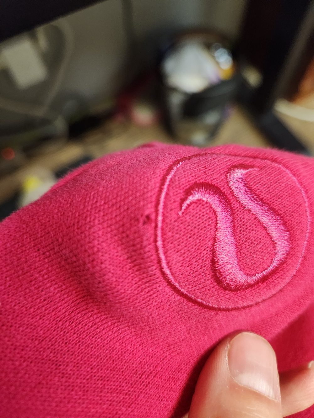 lululemon athletica Women's Scoop Neck Zip Sweater - Hot Pink - Picture 7 of 8